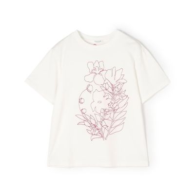 ＜maison TOMORROWLAND＞ボタニカルエンブロイダリー　Ｔシャツ