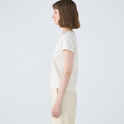 WEB限定】コットンジャージー トリムTシャツ | maison