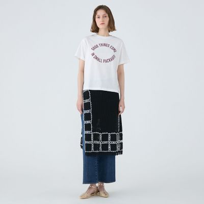 コットンロゴプリント Tシャツ | maison TOMORROWLAND/メゾン
