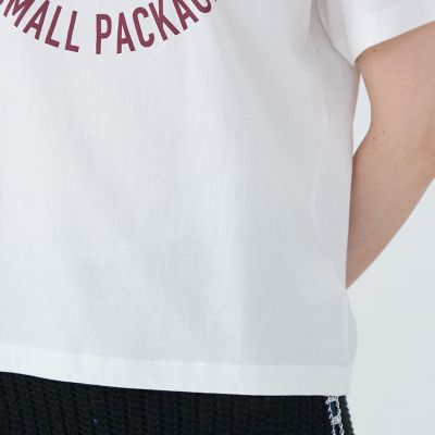 プリント コットン Tシャツ コットンロゴプリント Tシャツ | maison TOMORROWLAND/メゾン