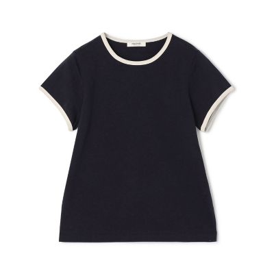 コットンジャージー トリムTシャツ | maison TOMORROWLAND