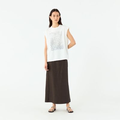 TOMORROWLAND(トゥモローランド) フォトプリントTシャツ　【美品】 フォトプリント ノースリーブTシャツ | maison TOMORROWLAND