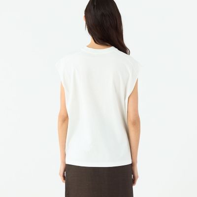 フォトプリント ノースリーブTシャツ | maison TOMORROWLAND/メゾン 