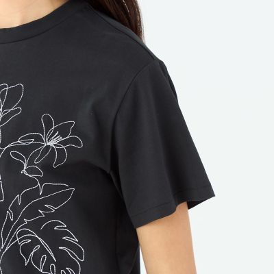 【Paul Smith】ボタニカルエンブロイダリー Tシャツ 半袖 草花 ボタニカルエンブロイダリー ハーフスリーブTシャツ | maison