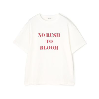 ＜maison TOMORROWLAND＞コットンロゴプリント　Ｔシャツ