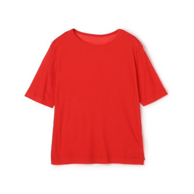 ＜maison TOMORROWLAND＞シアージャージー　ハーフスリーブプルオーバー