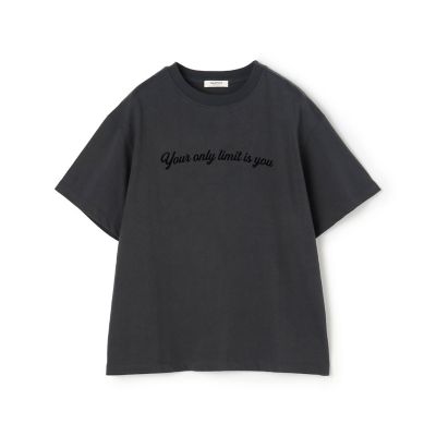 コットンロゴプリント Tシャツ | maison TOMORROWLAND/メゾン