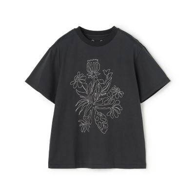 ボタニカルエンブロイダリー Tシャツ | maison TOMORROWLAND/メゾン