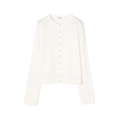 ＜maison TOMORROWLAND＞【予約商品６月上旬以降順次お届け】ハイゲージジャージー　クルーネックカーディガン