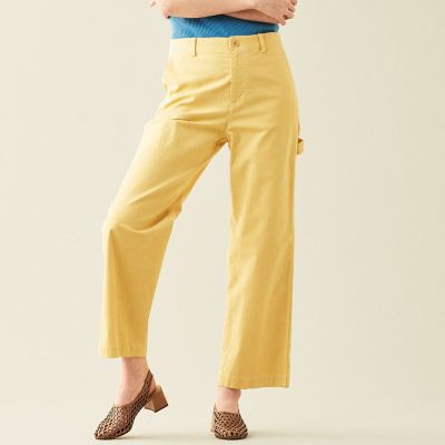 【タイムセール：６月３０日（月）午前９時３０分迄】コットンブロークンツイル　ストレートペインターパンツ