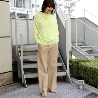 【タイムセール：６月３０日（月）午前９時３０分迄】コットンブロークンツイル　ストレートペインターパンツ