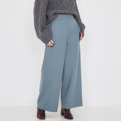 ウール セミワイドクロップドパンツ | maison TOMORROWLAND/メゾン