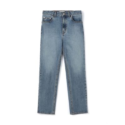 プランテーション☆22春夏☆コットンストレッチデニムPT☆黒☆手洗い可☆