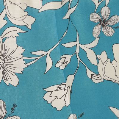 ボールドフラワープリント イージーストレートパンツ | maison