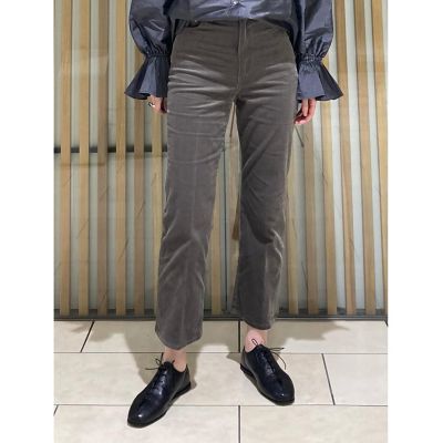 ＜maison TOMORROWLAND＞コットンコーデュロイ　セミフレアクロップドパンツ