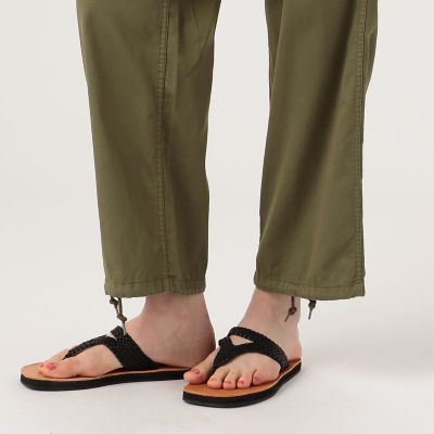 コットンピケ　カーゴパンツ