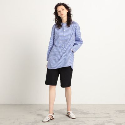 コットンデニム　ハーフパンツ