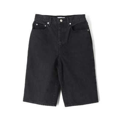 コットンデニム　ハーフパンツ