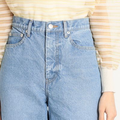 コットンデニム　ハーフパンツ