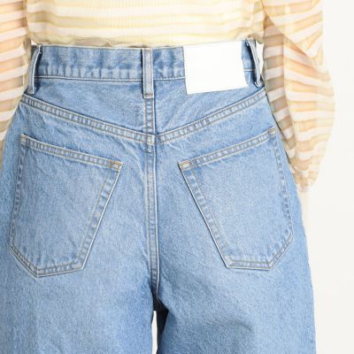 コットンデニム　ハーフパンツ