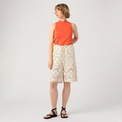 クロシェットレース ハーフパンツ | maison TOMORROWLAND/メゾン