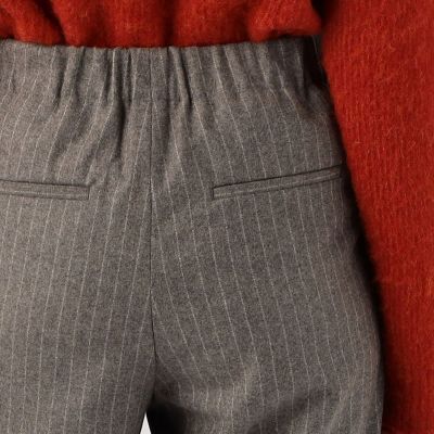 ウールナイロンフランネル ストレートパンツ | maison TOMORROWLAND