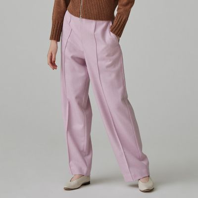 ウールナイロンフランネル ストレートパンツ | maison TOMORROWLAND