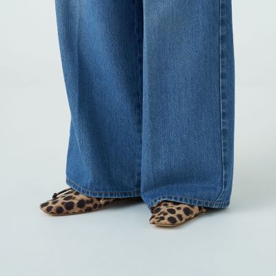 コットンデニム タックワイドパンツ | maison TOMORROWLAND/メゾン