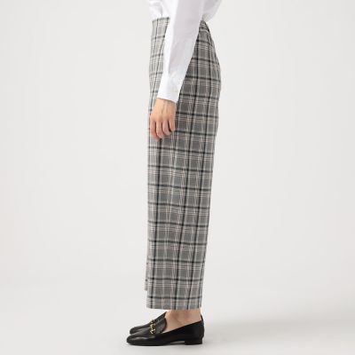 ウォッシャブルフランネル ワイドクロップドパンツ | maison