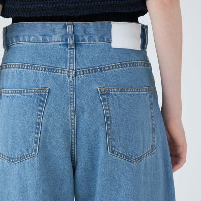 【ＷＥＢ限定】パールデニム　コクーンテーパードパンツ