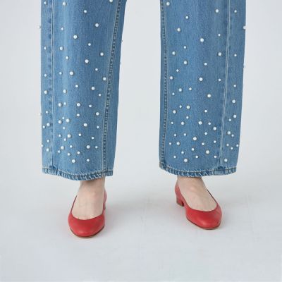 【ＷＥＢ限定】パールデニム　コクーンテーパードパンツ