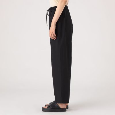 コットンタイプライター　ギャザーストレートパンツ