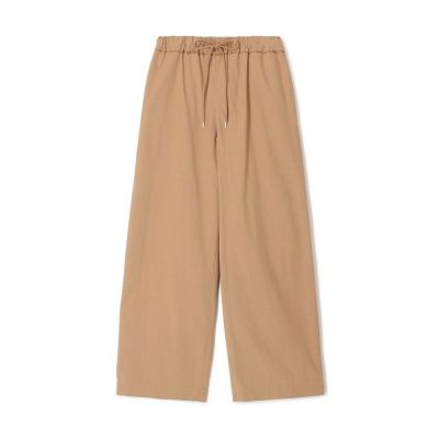 コットンタイプライター　ギャザーストレートパンツ