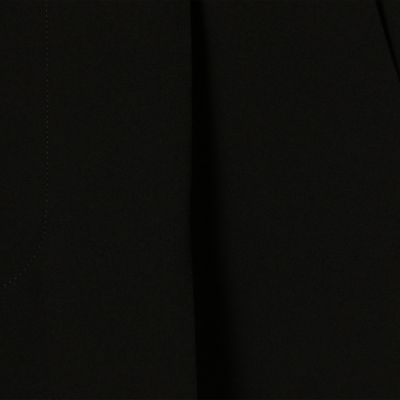 【タイムセール：６月３０日（月）午前９時３０分迄】バックサテンジョーゼット　タックテーパードパンツ