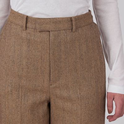 ウールサキソニー テーパードパンツ | maison TOMORROWLAND/メゾン