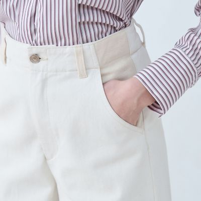 ピグメントドリルクロス　ストレートパンツ