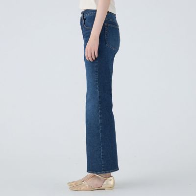 ストレッチデニム　フレアパンツ
