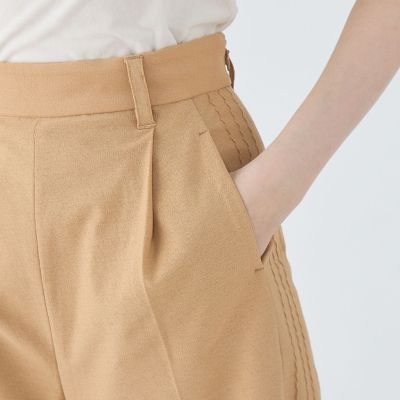 コットンジョーゼット　ハーフパンツ