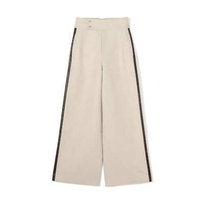 タイニーヘリンボーン　ハイウエストパンツ