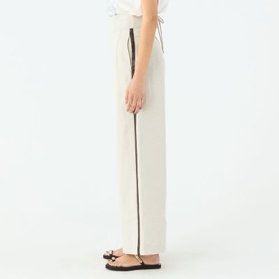 タイニーヘリンボーン　ハイウエストパンツ