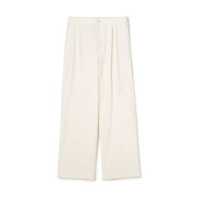 ＜maison TOMORROWLAND＞【送料無料】コットンコーデュロイ　タックストレートパンツ