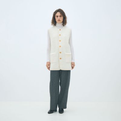 ウールナイロンフランネル ベイカーパンツ | maison TOMORROWLAND