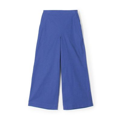 コットンレーヨンリネンストレッチ ストレートパンツ | maison
