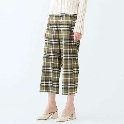 ウールトロピカル ワイドクロップドパンツ | maison TOMORROWLAND