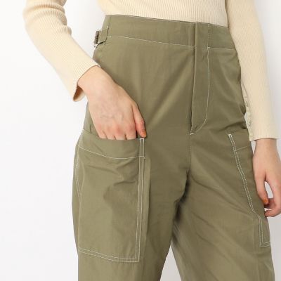 コットンナイロン　カーゴパンツ