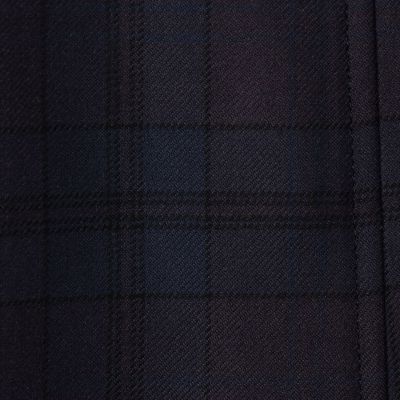 ウールブライトチェック　ギャザーロングスカート