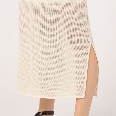 未使用　maison * Balli コットンツイード ミディスカート z-40152203-18.jpg