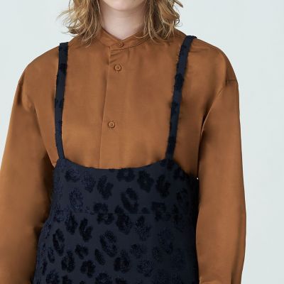 マカフィー 23AW カットジャカード サスペンダーハイウエストロングスカート マカフィー 23AW カットジャカード サスペンダーハイウエ