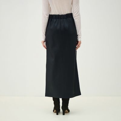 レザーライク Iラインスカート | maison TOMORROWLAND/メゾン