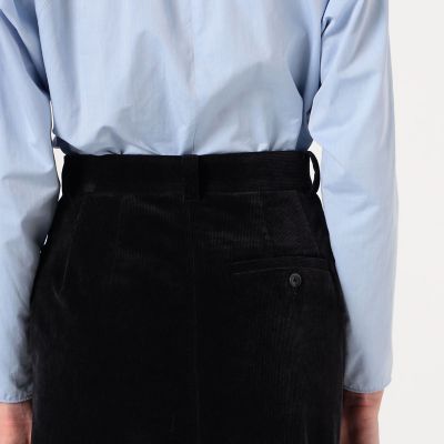 ストレッチコーデュロイ　Ｉラインマキシスカート